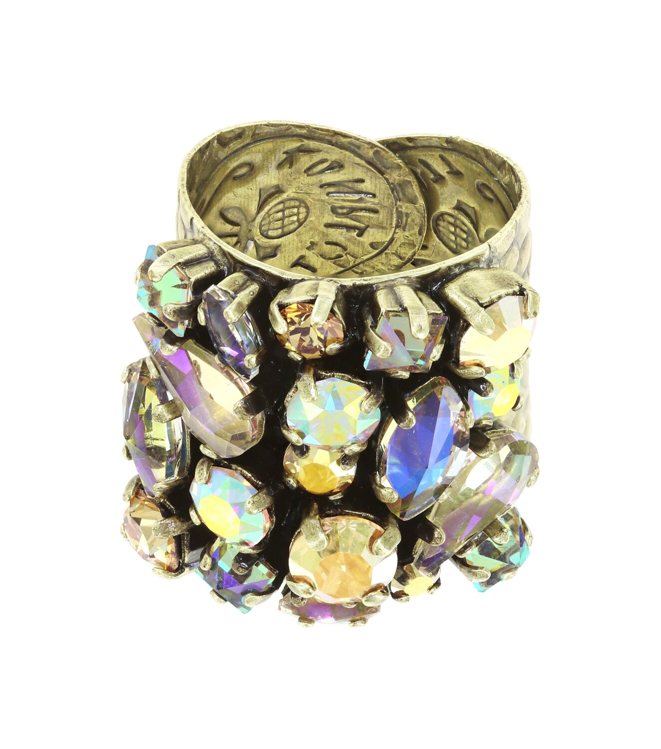 Konplott Ring Konplott Ring "Ballroom" yellow/farbwechselnd
