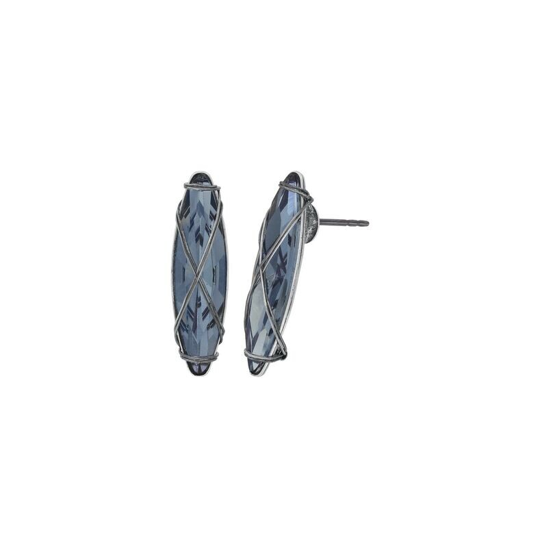 Konplott Ohrstecker "Gem Chandelier" grey