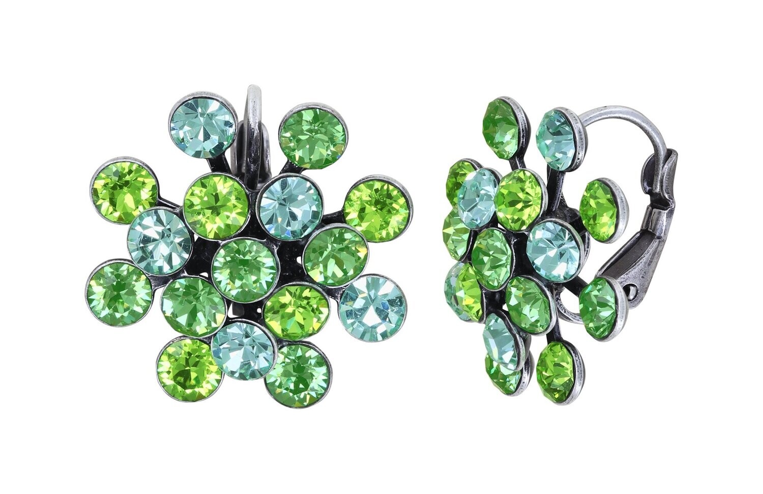 Konplott Ohrhänger Konplott Ohrhänger "Magic Fireball" green multi