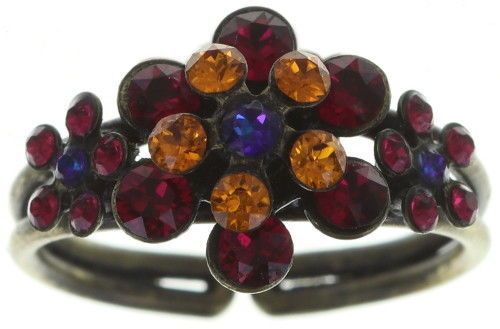 Konplott Ring "Lost Garden" dark multi