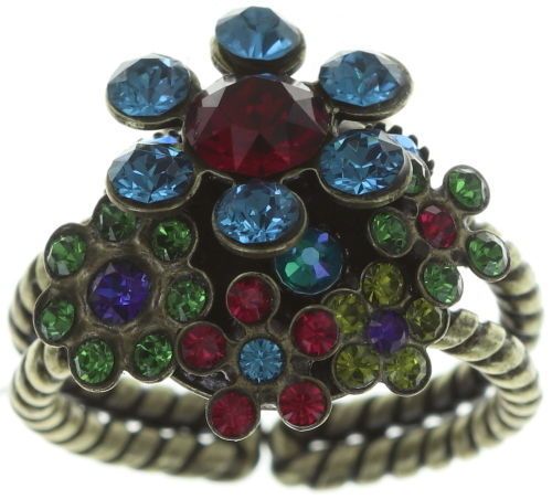 ​Konplott Ring "Lost Garden" dark multi