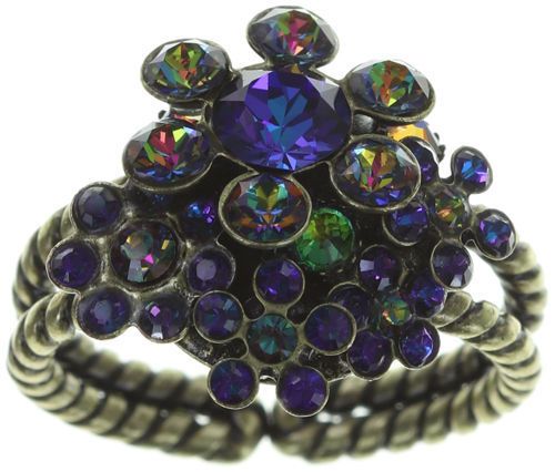 ​Konplott Ring "Lost Garden" multi lila , grün