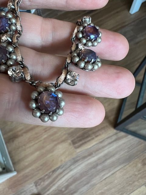 Konplott Kette "Heritage" flieder / rose