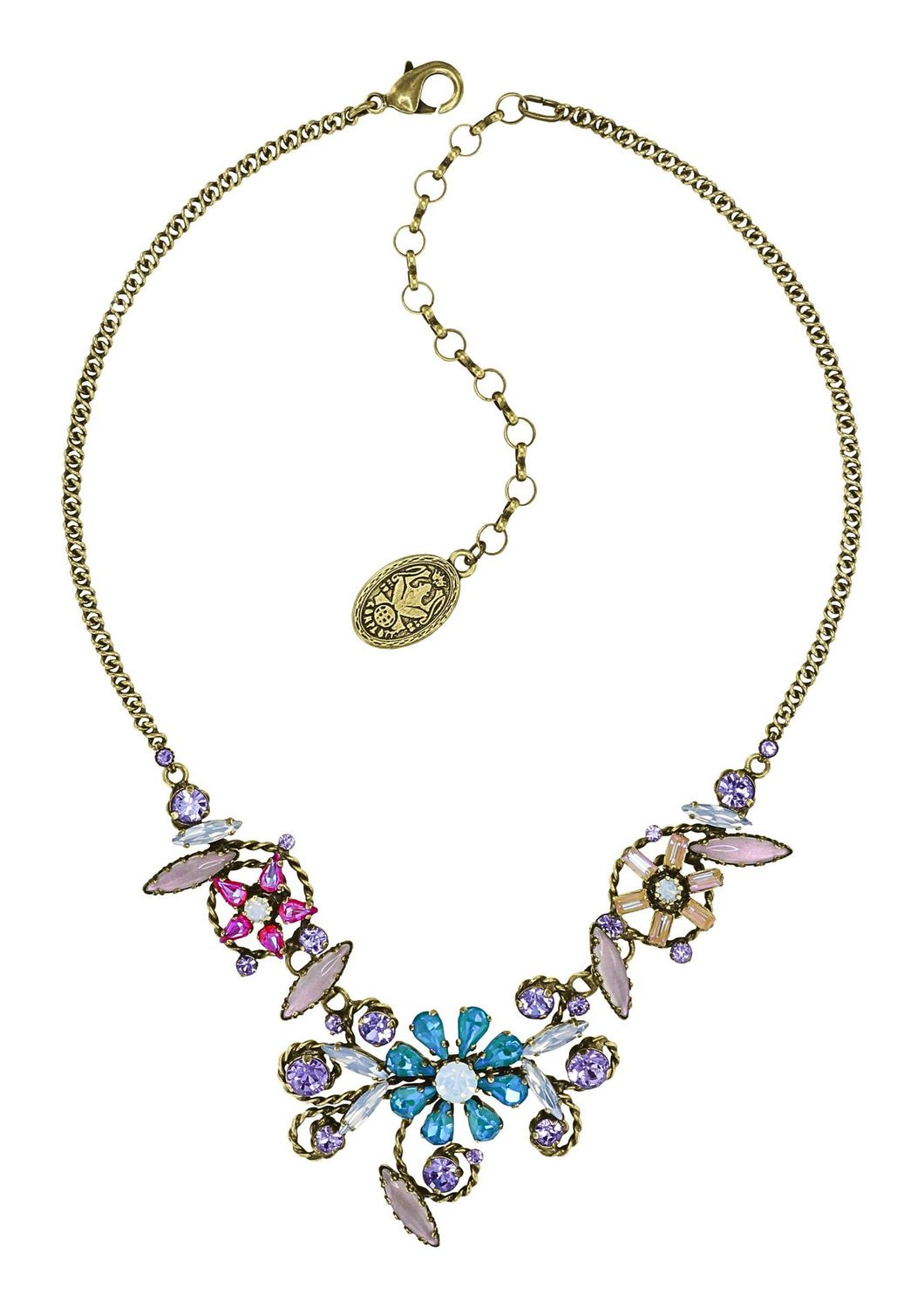 ​Konplott Kette "Twisted Blossom" multi