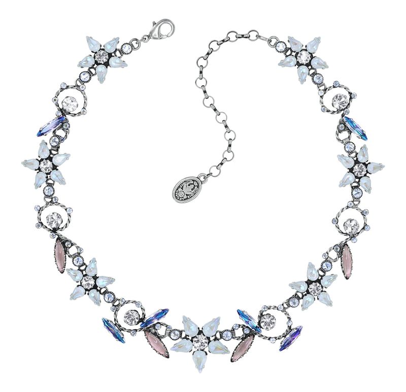 Konplott Kette Konplott Kette "Twisted Blossom" weiß - multi