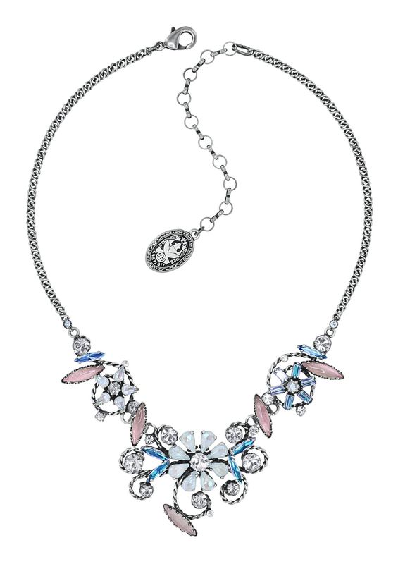 Konplott Kette Konplott Kette "Twisted Blossom" weiß - multi