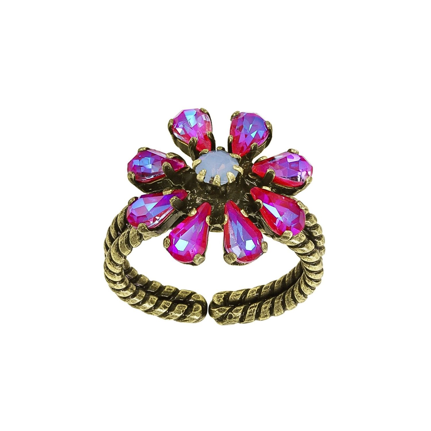 ​Konplott Ring "Twisted Blossom" multi