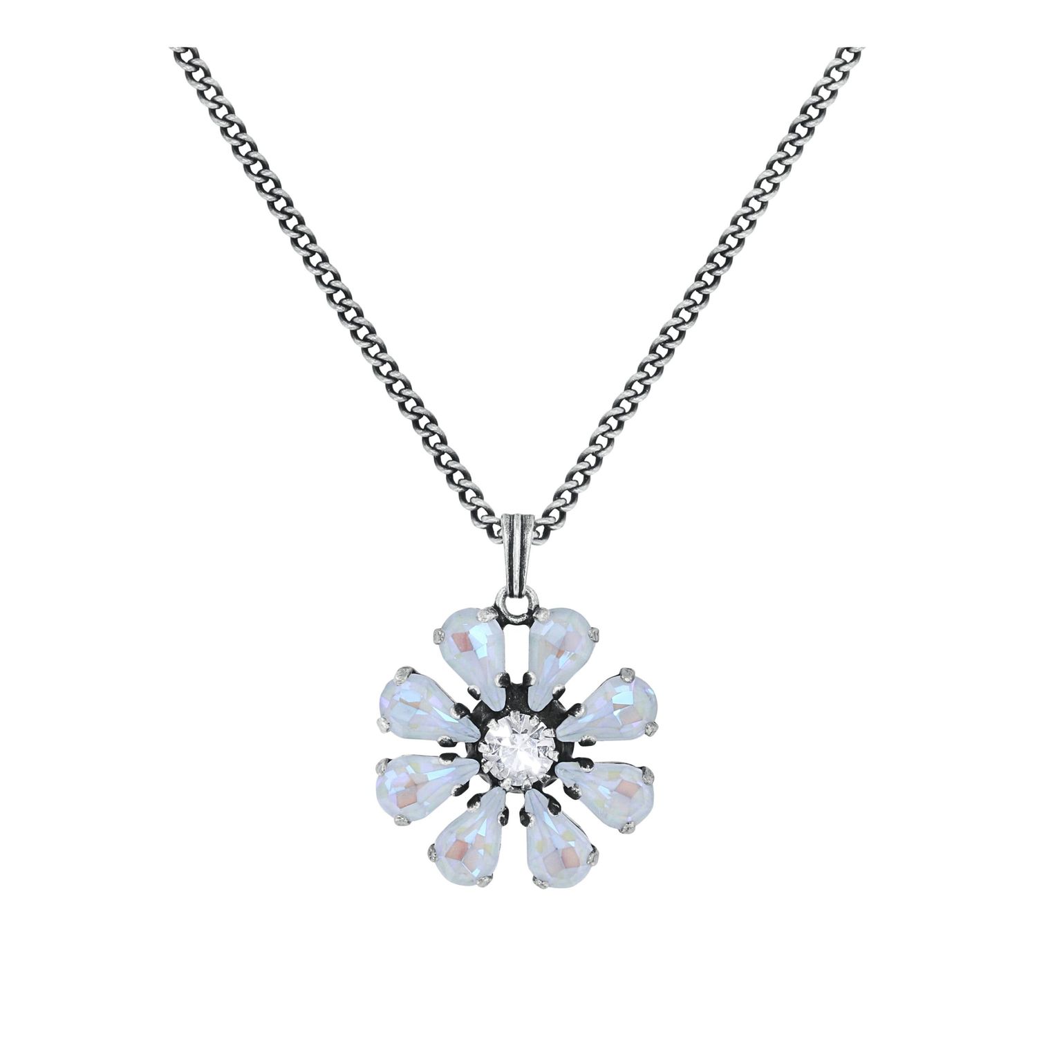 ​Konplott Kette "Twisted Blossom" weiß - multi