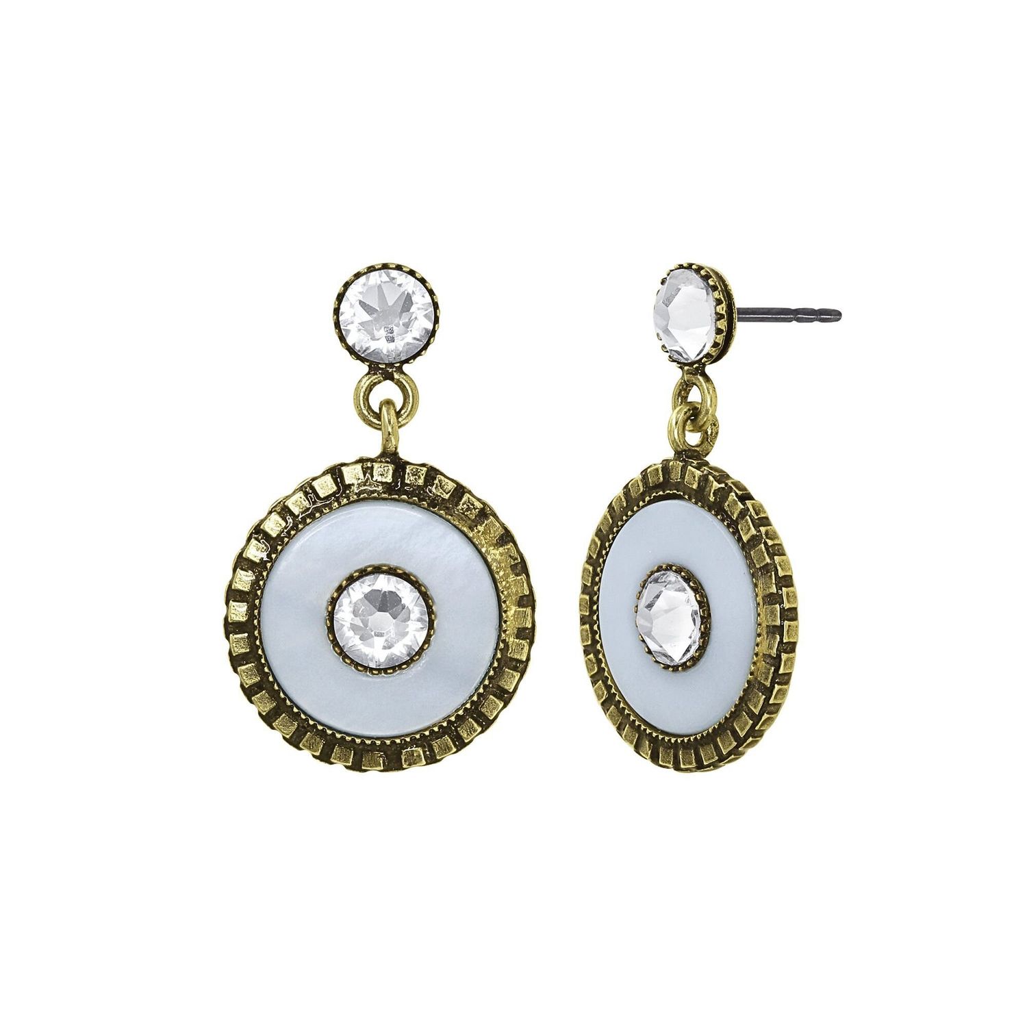 Konplott Ohrringe Konplott Ohrringe "Lost and Found" antique brass