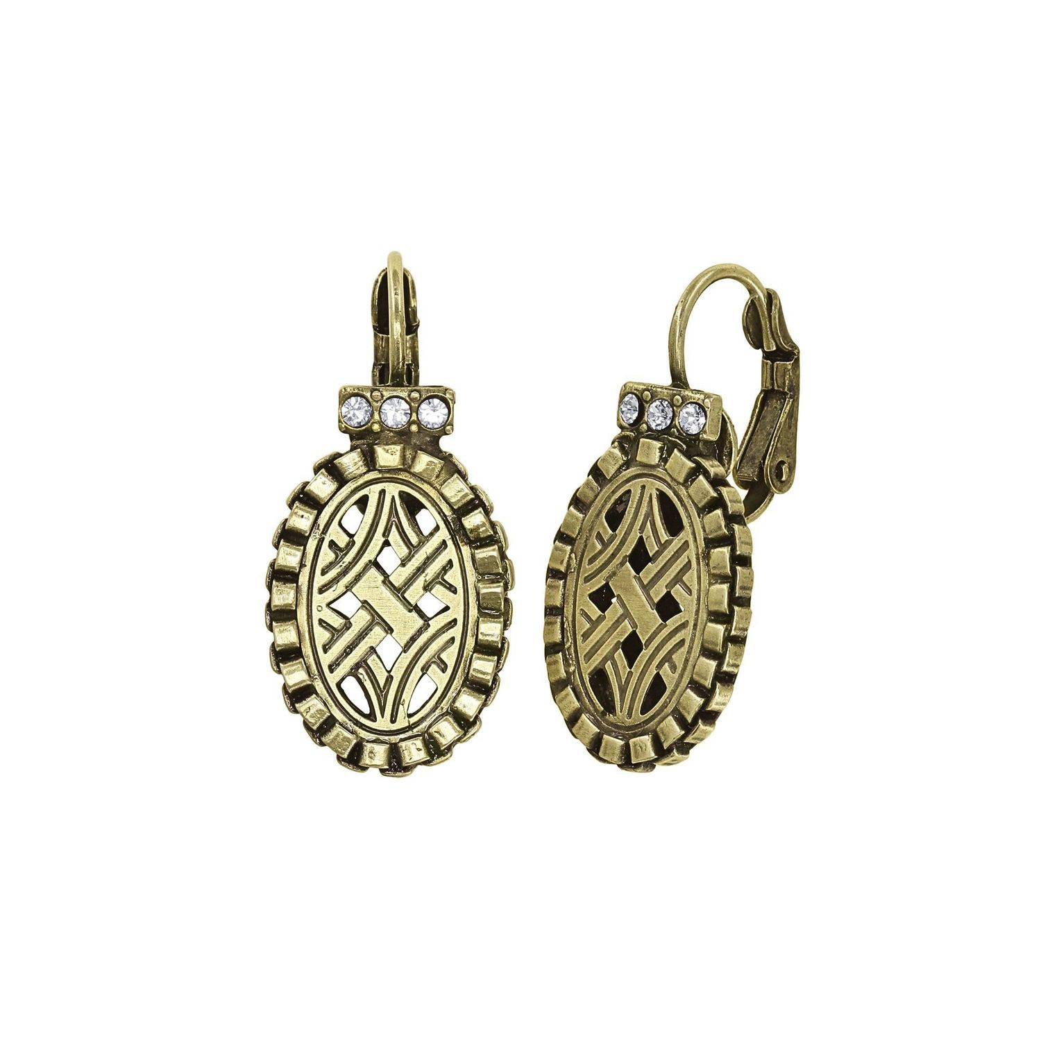 Konplott Ohrringe "Lost and Found" antique brass