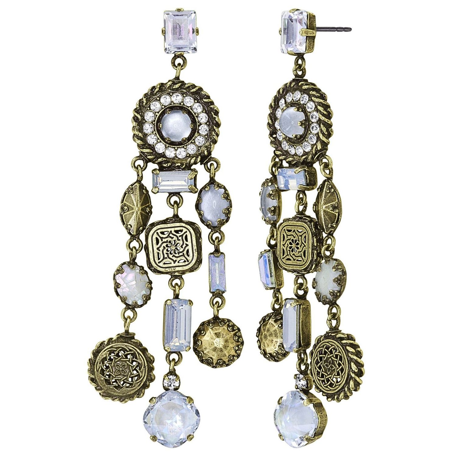 Konplott Ohrringe Konplott Ohrringe "Lost and Found" antique brass