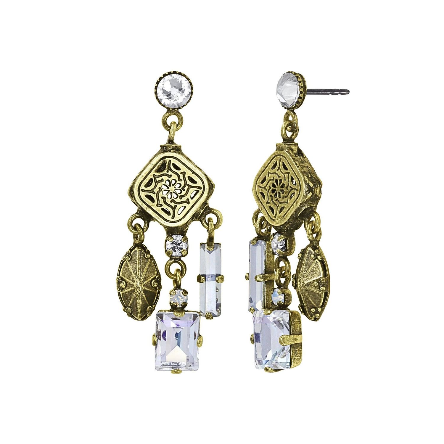 ​Konplott Ohrringe "Lost and Found" antique brass