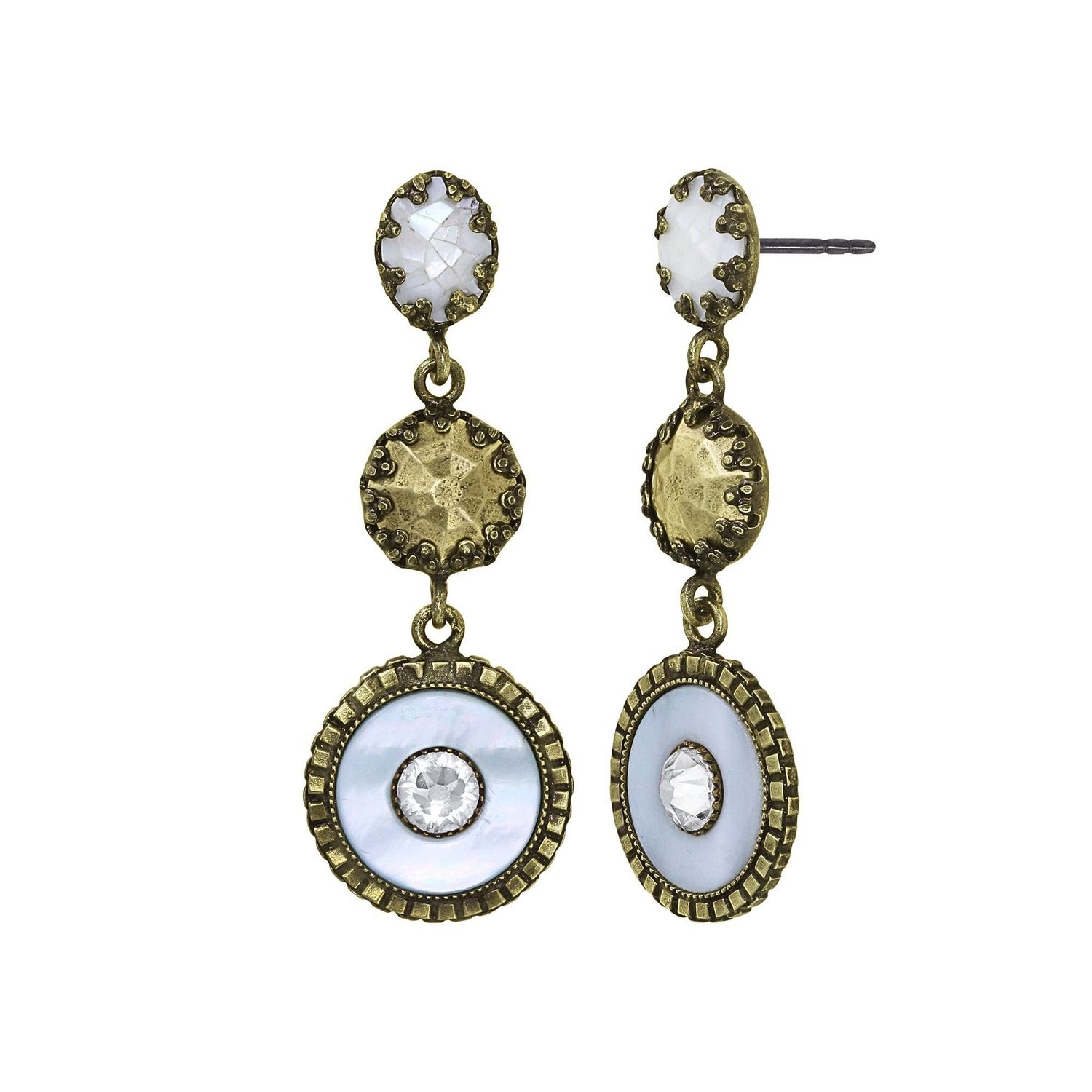 ​Konplott Ohrringe "Lost and Found" antique brass