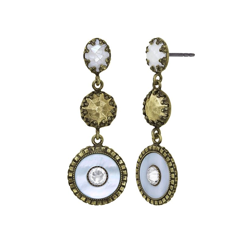 Konplott Ohrringe Konplott Ohrringe "Lost and Found" antique brass