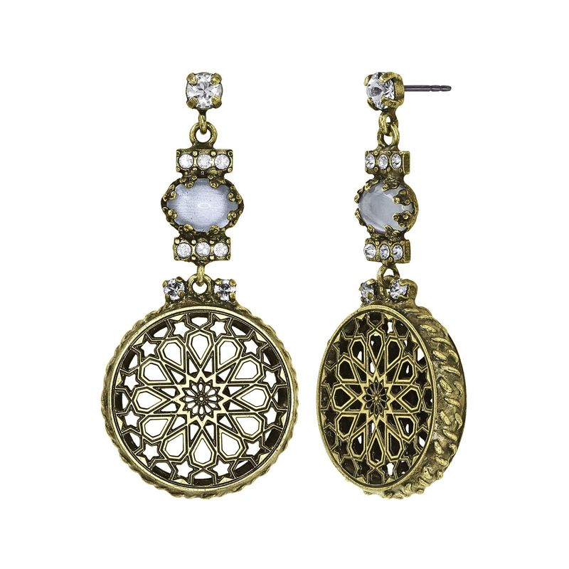 Konplott Ohrringe Konplott Ohrringe "Lost and Found" antique brass