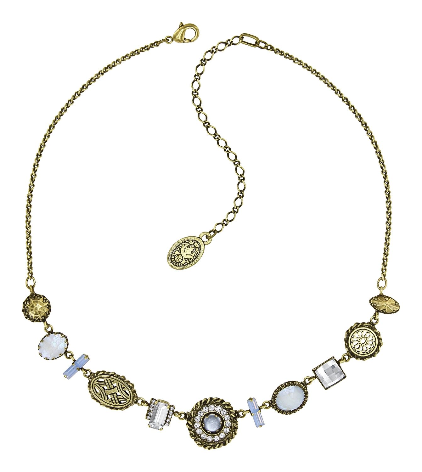 ​Konplott Halskette "Lost and Found" antique brass