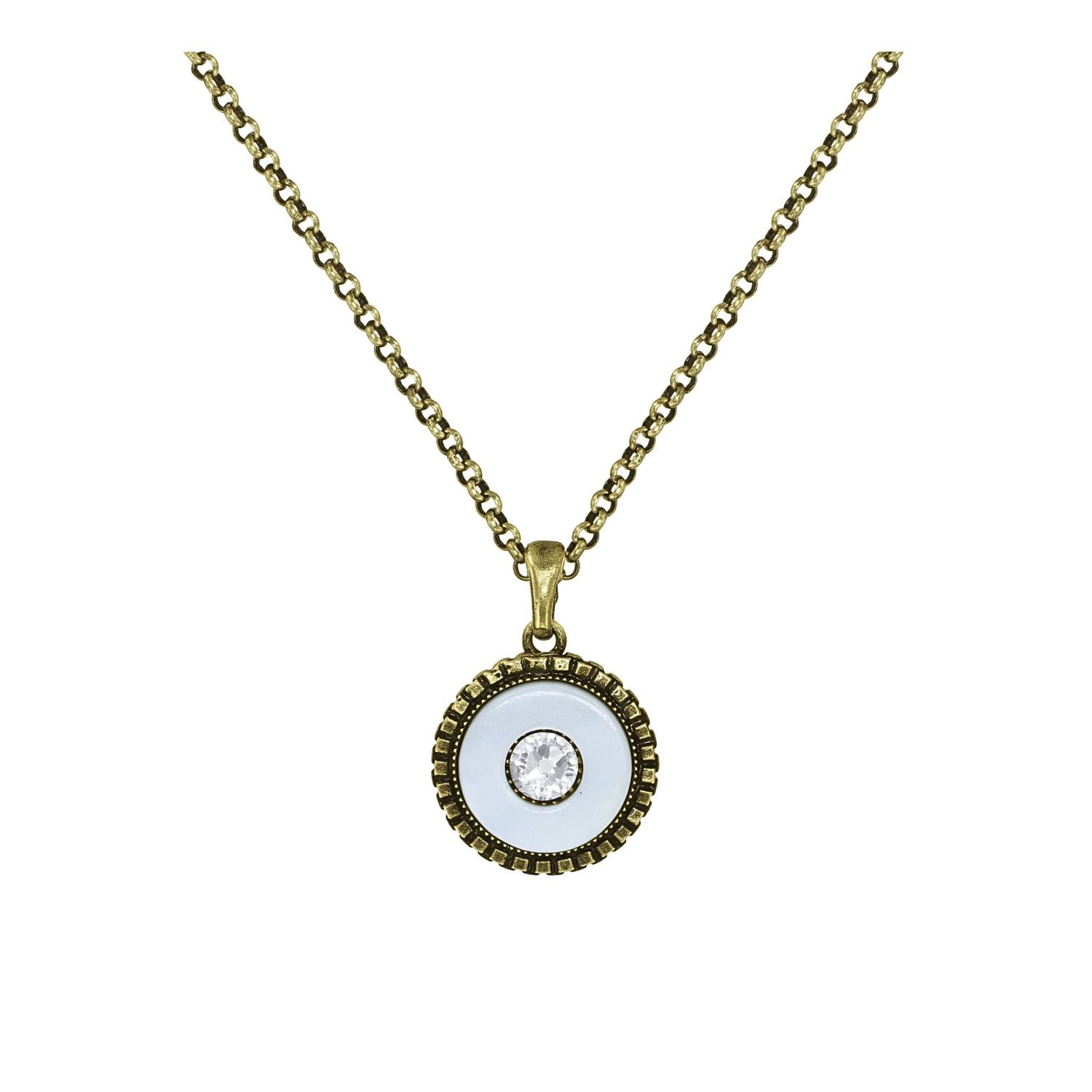 ​Konplott Halskette "Lost and Found" antique brass