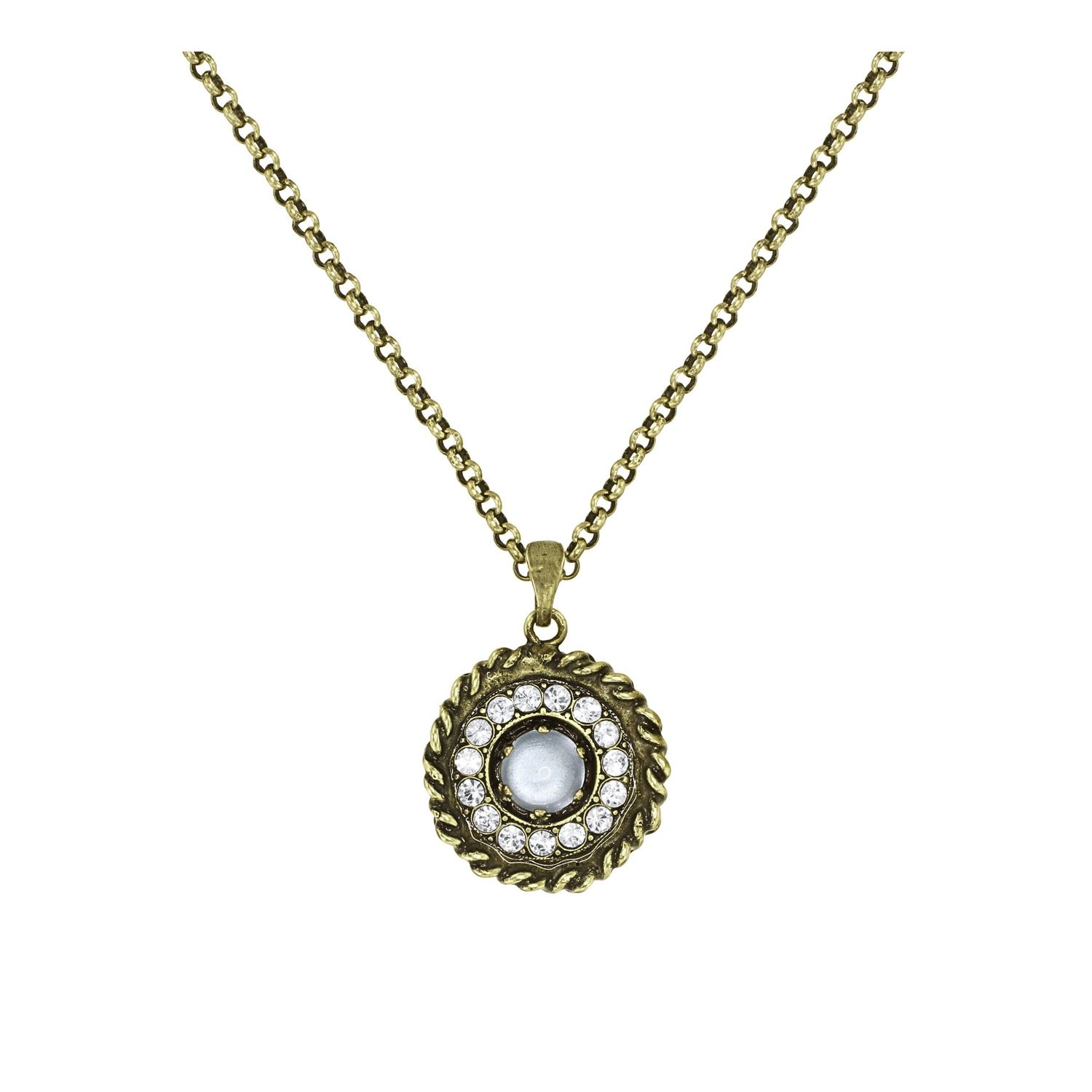 Konplott Halskette Konplott Halskette "Lost and Found" antique brass