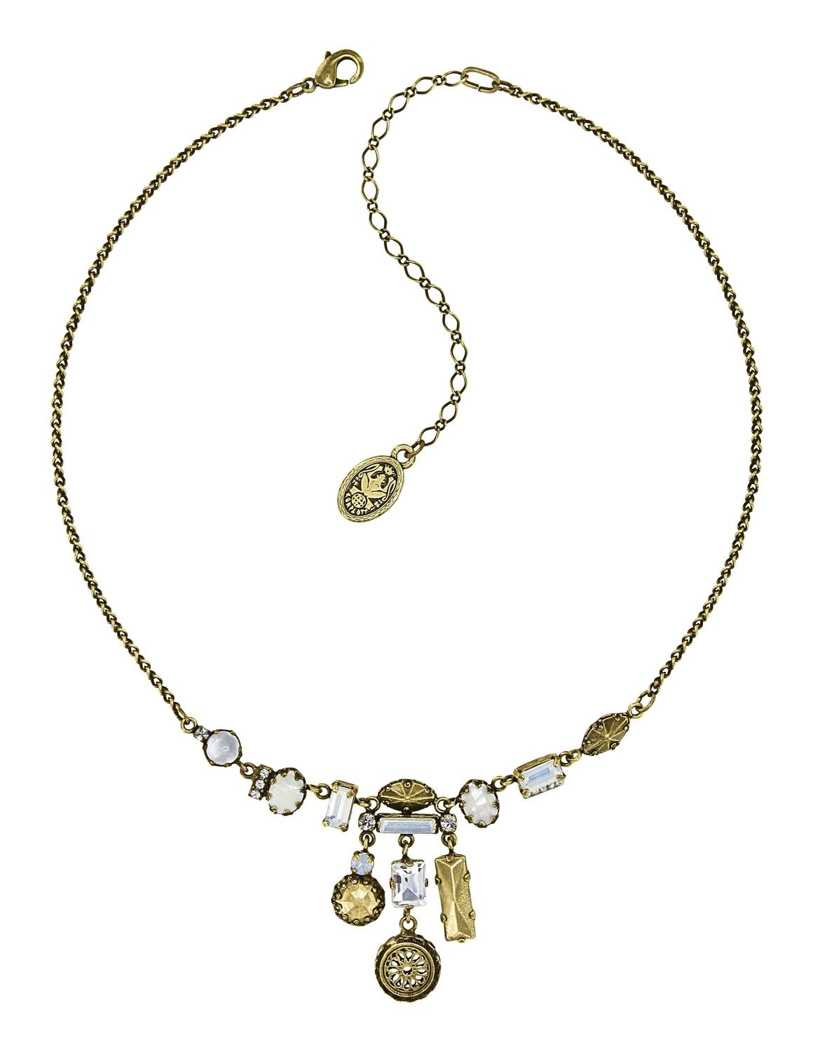 ​Konplott Halskette "Lost and Found" antique brass