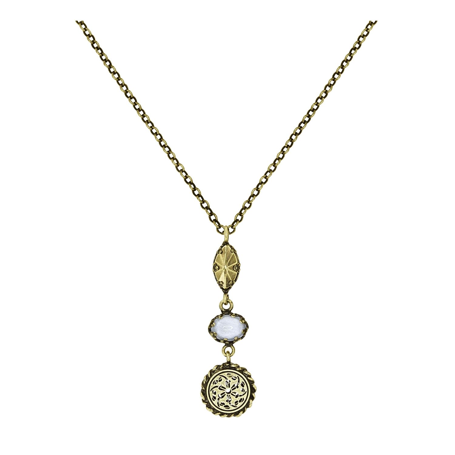 ​Konplott Halskette "Lost and Found" antique brass