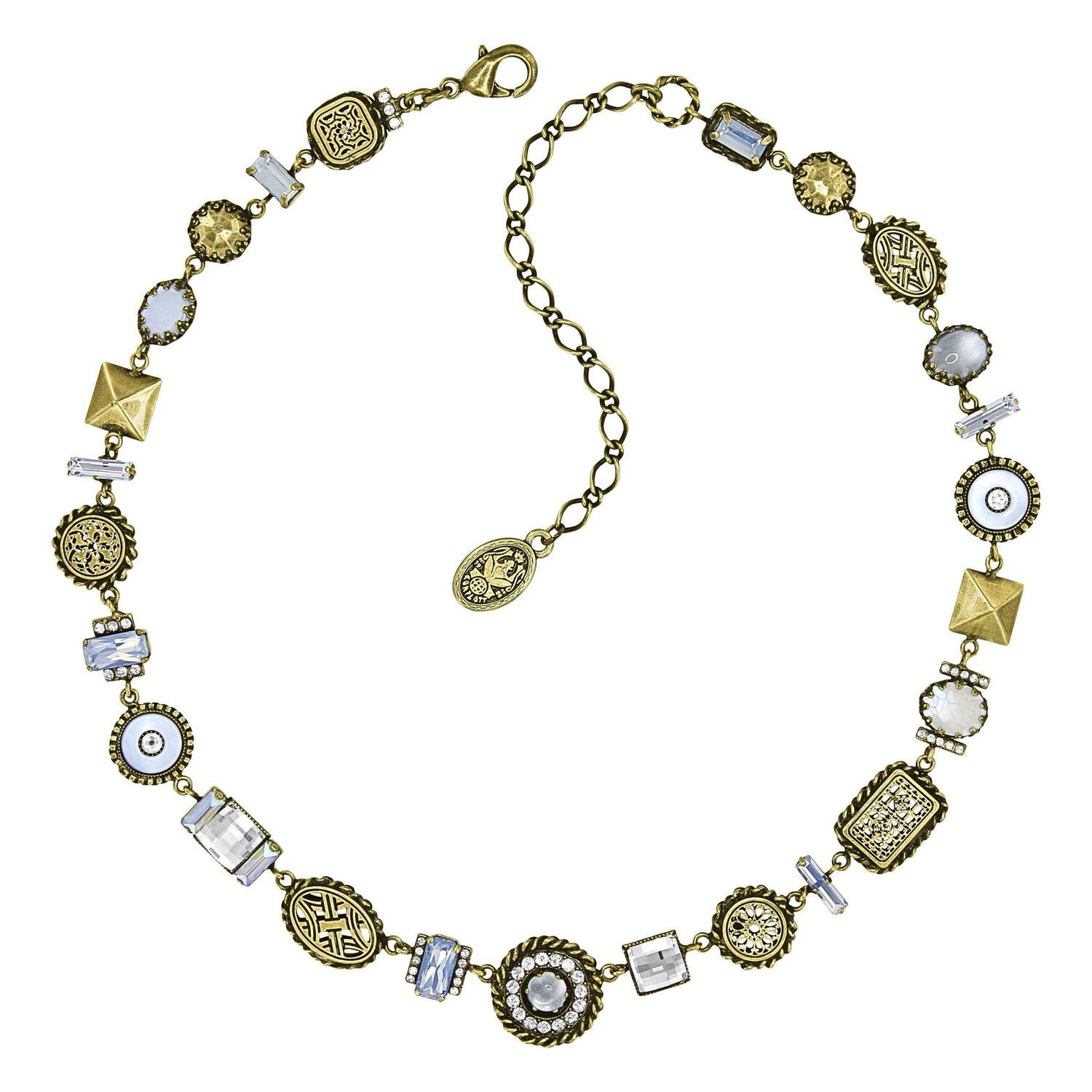 ​Konplott Halskette "Lost and Found" antique brass