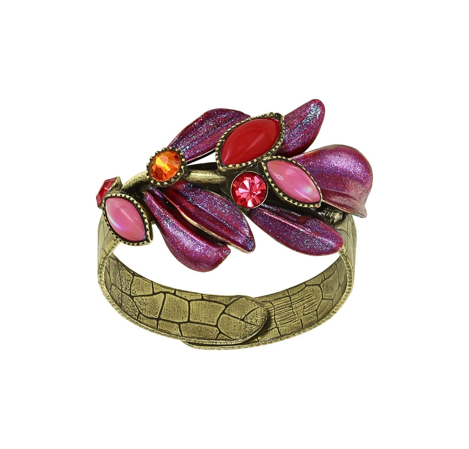 ​Konplott Ring "Crystal Corals" coralline