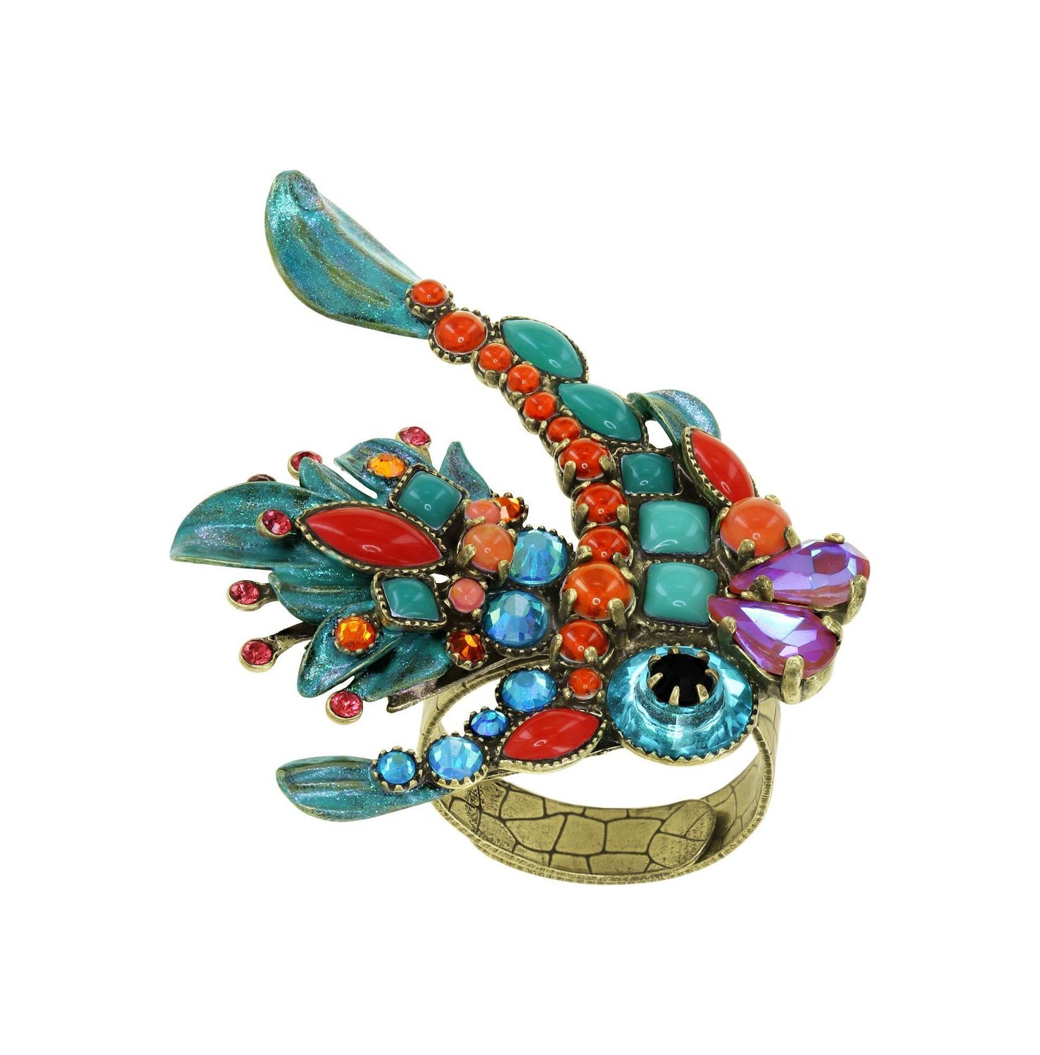 ​Konplott Ring "School of Fish" multi