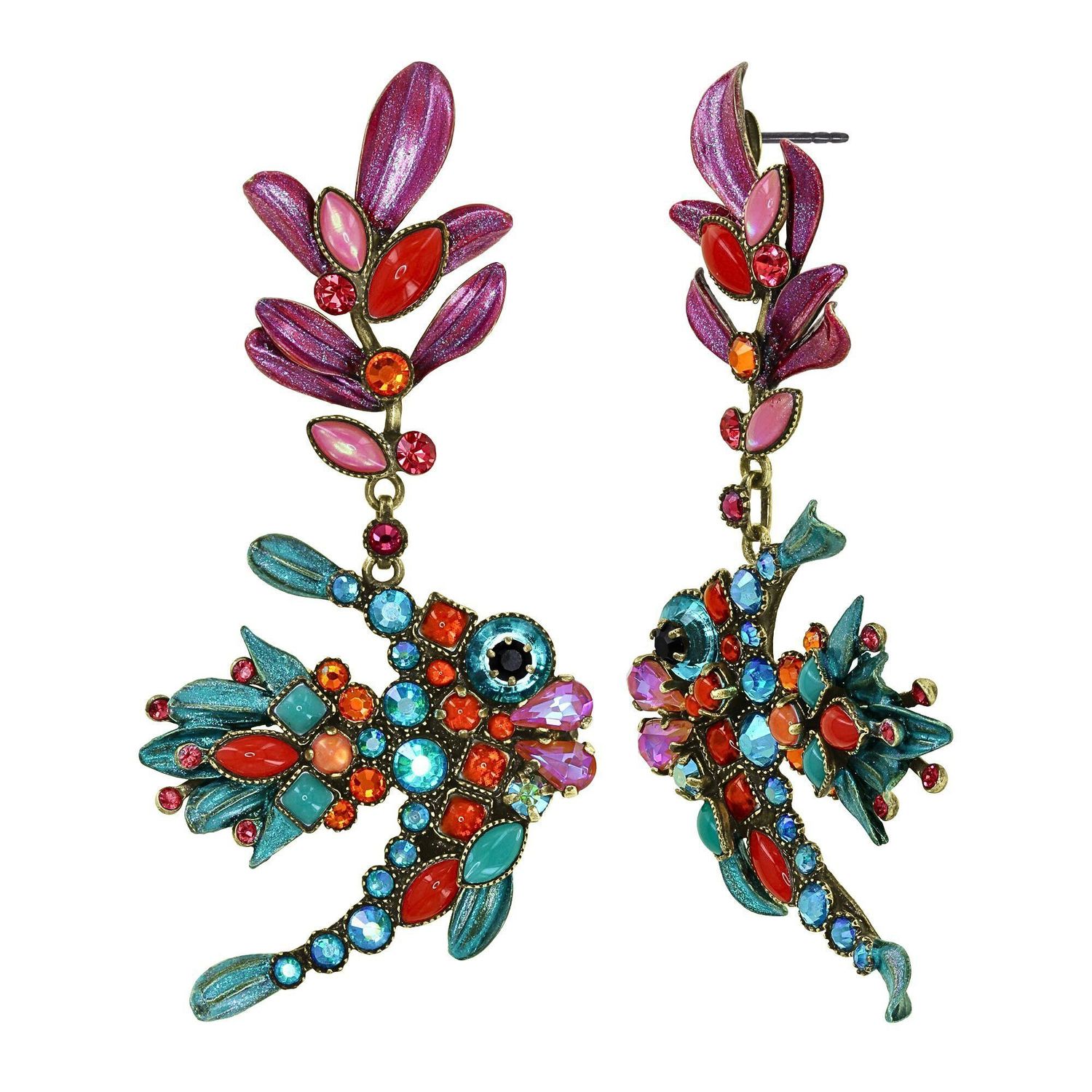 ​Konplott Ohrringe "School of Fish" multi