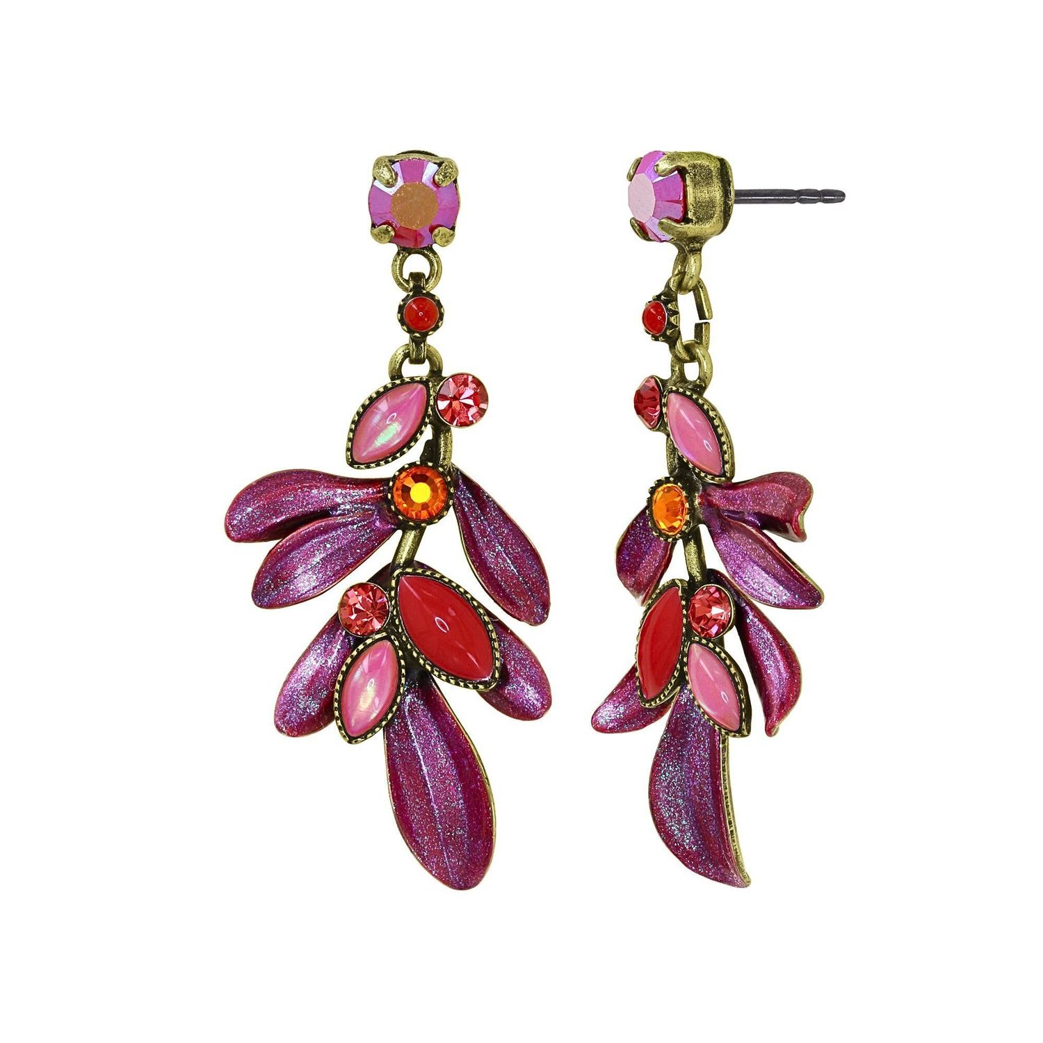 ​Konplott Ohrringe "Crystal Corals" coralline