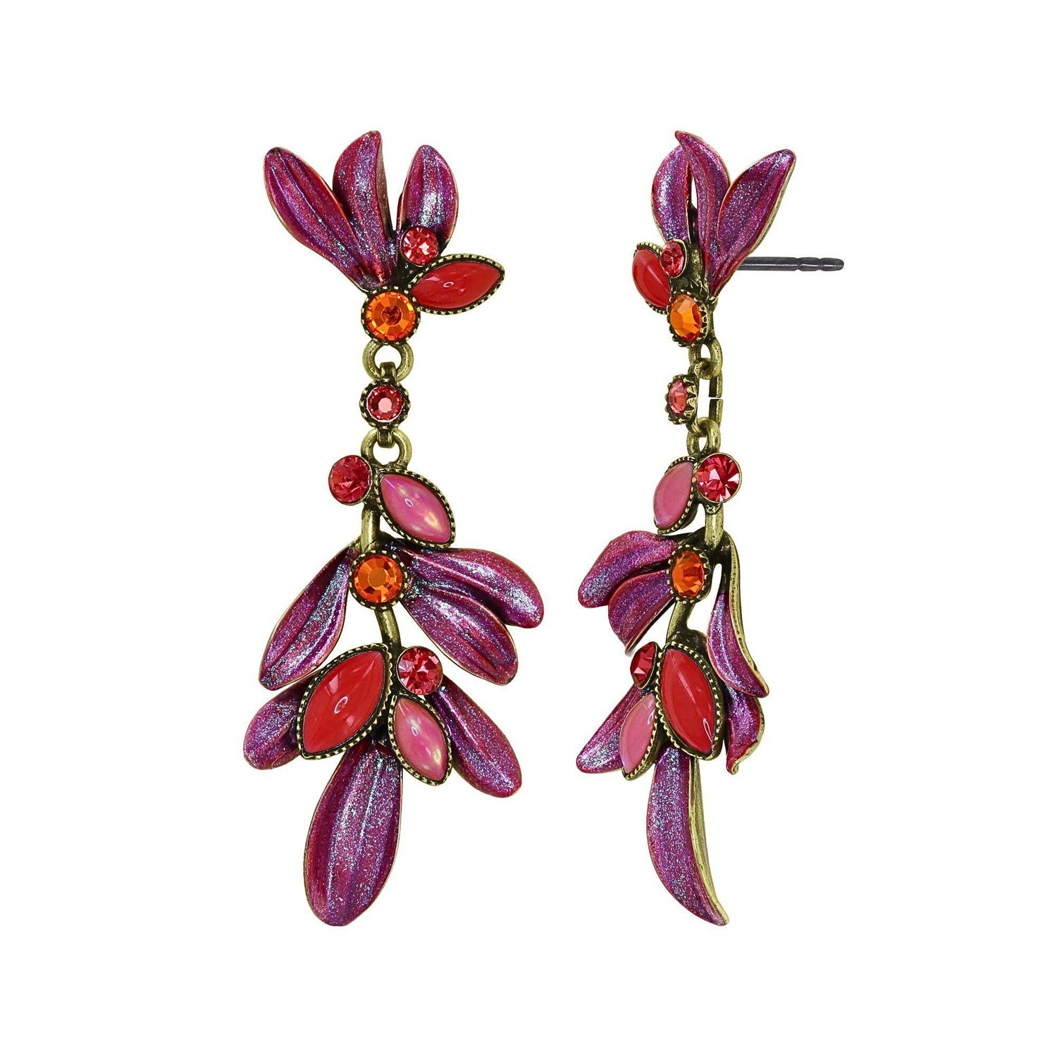 ​Konplott Ohrringe "Crystal Corals" coralline