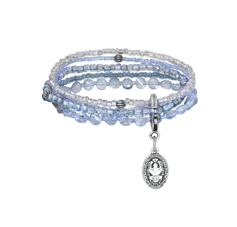 ​​Konplott Armband "Petit Glamour d'Afrique" ​  light blue