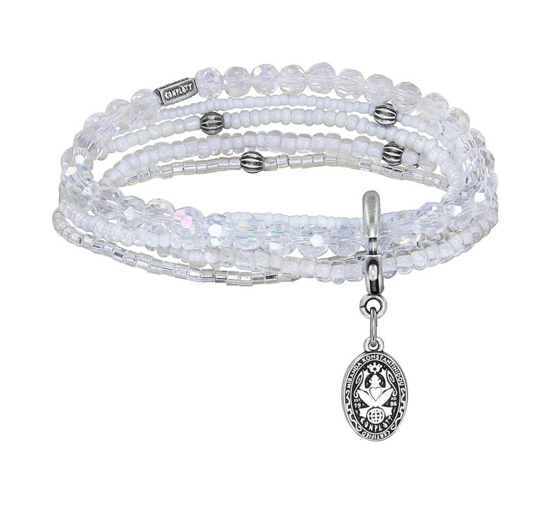 ​Konplott Armband "Petit Glamour d'Afrique"  weiß