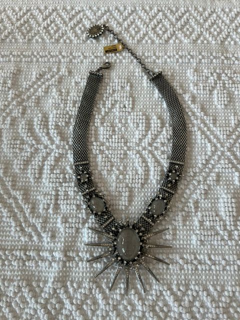 Konplott Collier "Galaxy in Glass" weiß
