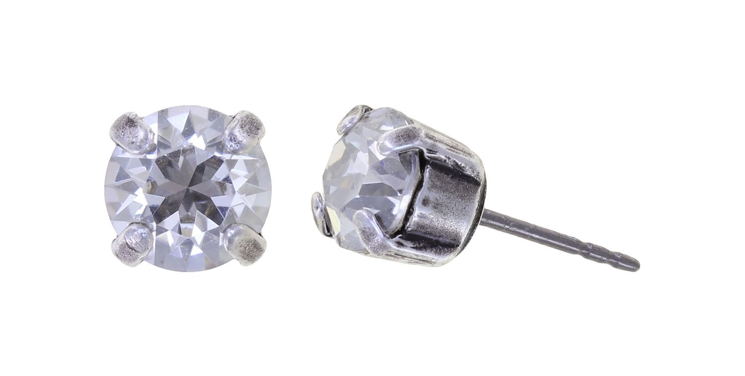 Konplott Ohrringe Konplott Ohrringe "Black Jack" white crystal