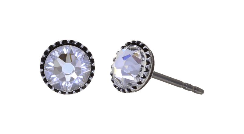 Konplott Ohrringe Konplott Ohrringe "Black Jack" white crystal
