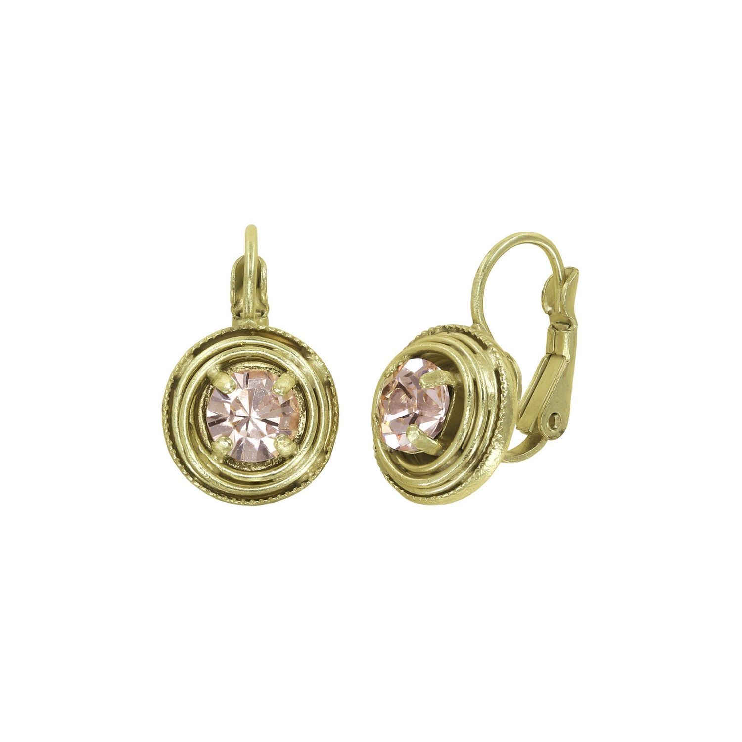 Konplott Ohrringe Konplott Ohrringe "Cages" shiny brass beige