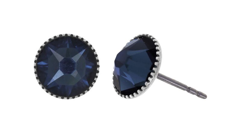 ​Konplott Ohrringe "Black Jack" blue montana