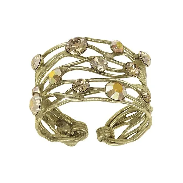 Konplott Ring "Cages" beige/braun