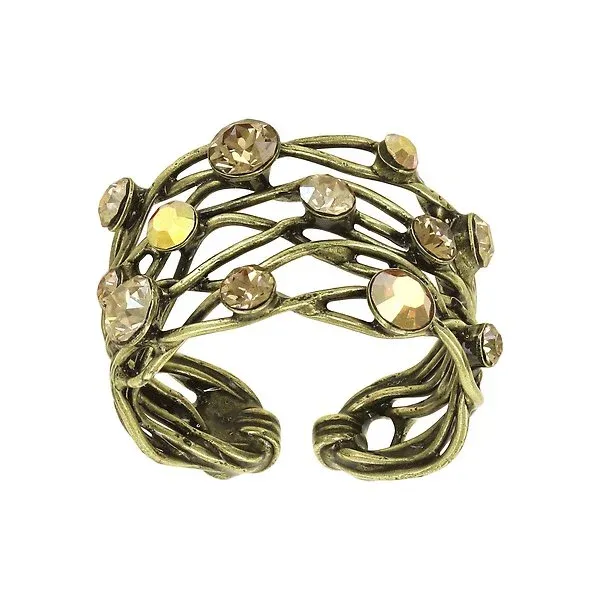 Konplott Ring "Cages" beige/braun