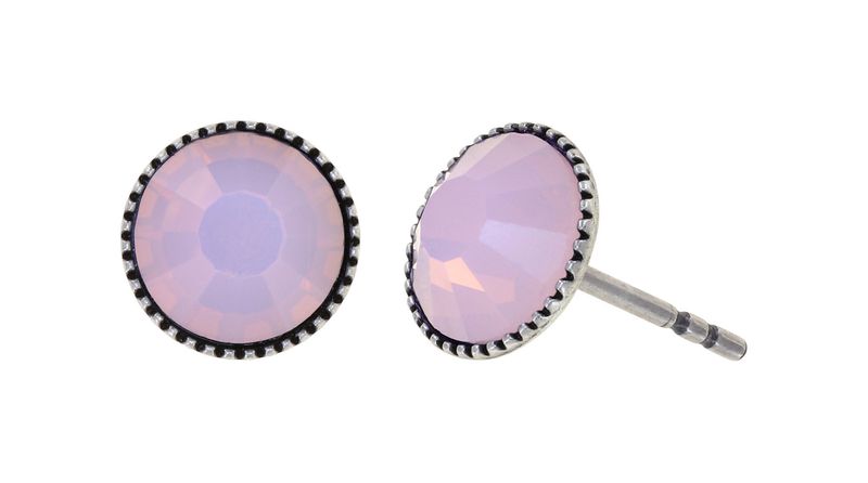 ​Konplott Ohrringe "Black Jack" rose opal