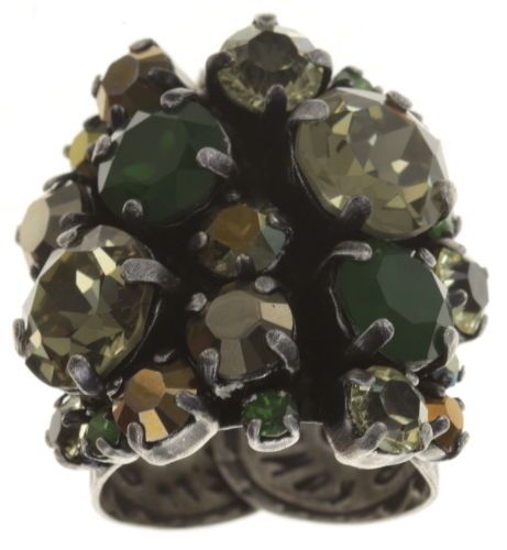 Konplott Ring Konplott Ring "Ballroom Classic Glam" Multi Grün