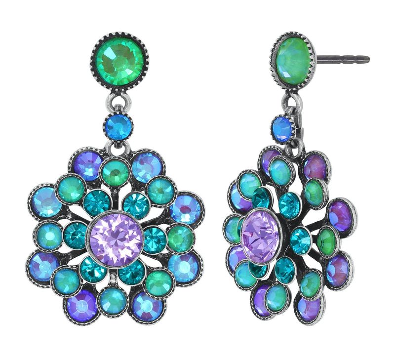 Konplott Ohrringe Konplott Ohrringe "Lost Garden" blue/green/lila