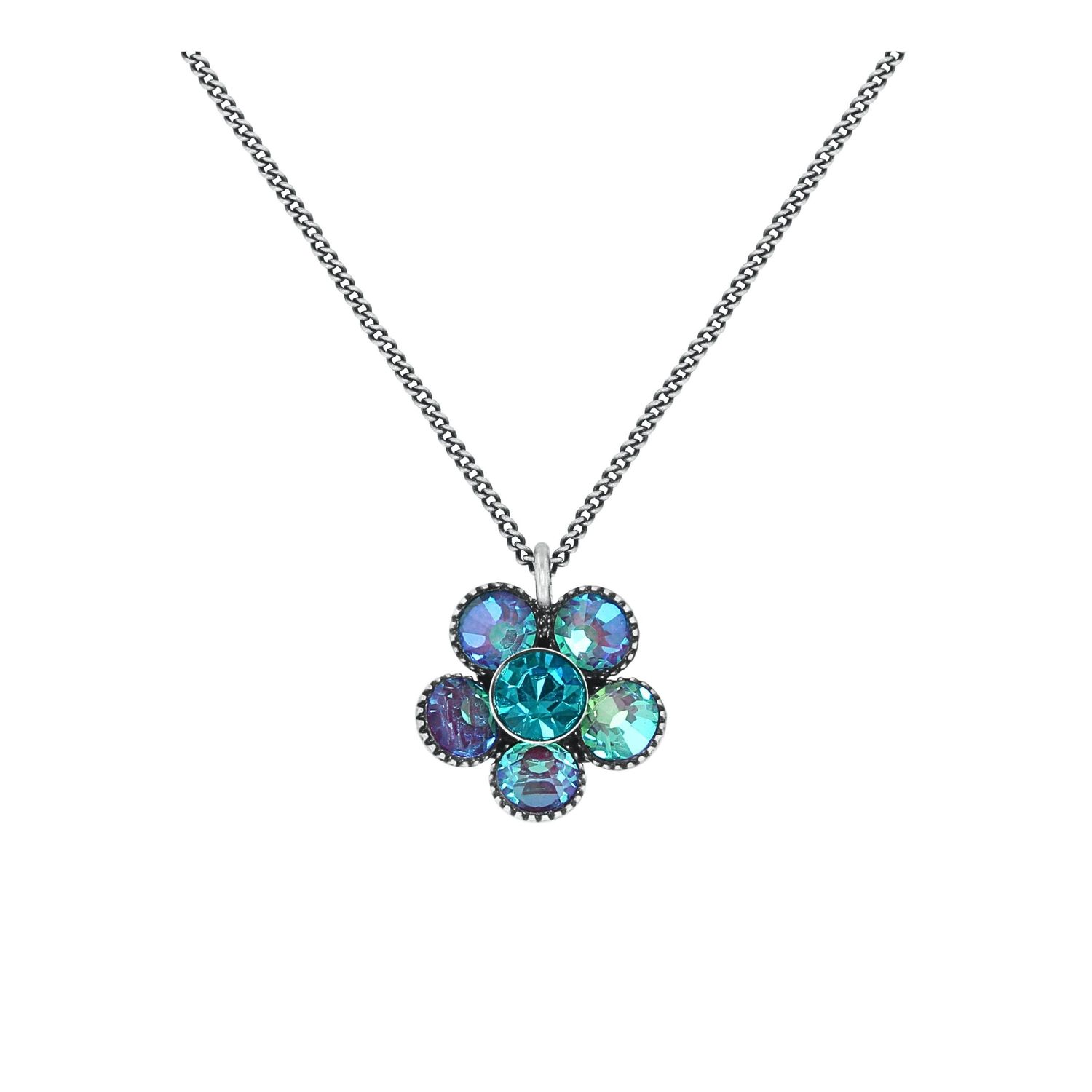 ​Konplott Halskette "Lost Garden" blue/green/lila