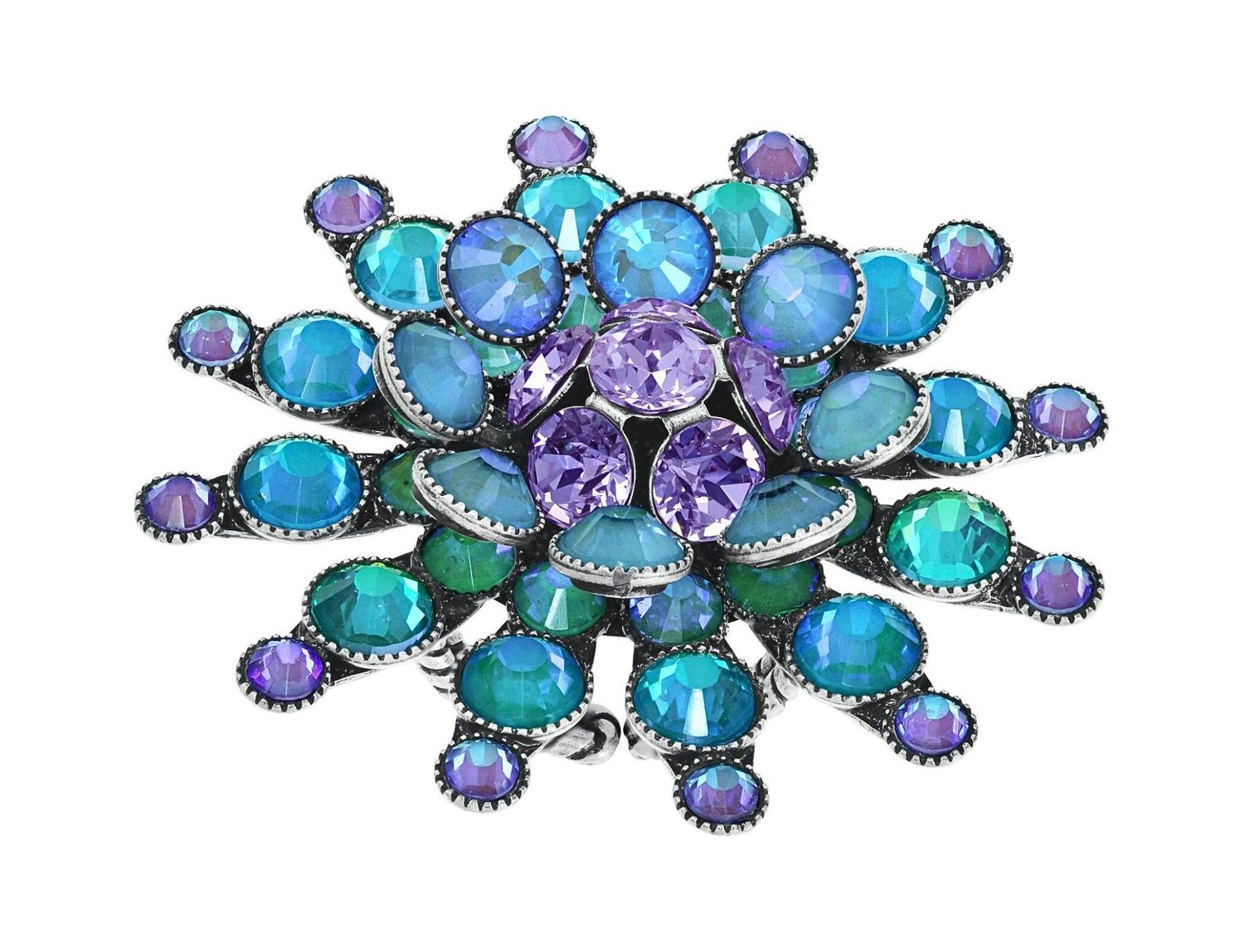 ​Konplott Ring "Lost Garden" blue/green/lila