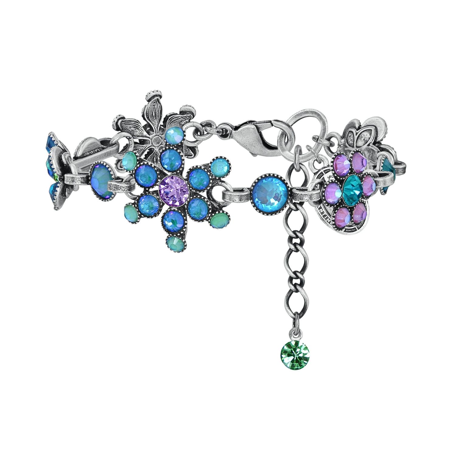 ​Konplott Armband "Lost Garden" blue/green/lila