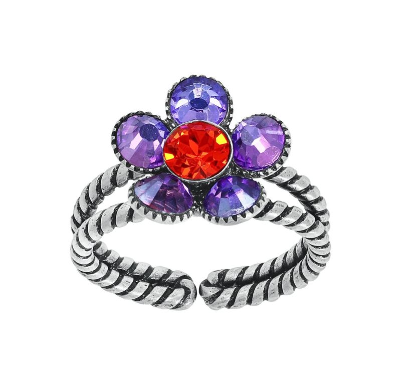 Konplott Ring Konplott Ring "Lost Garden" orange / lila