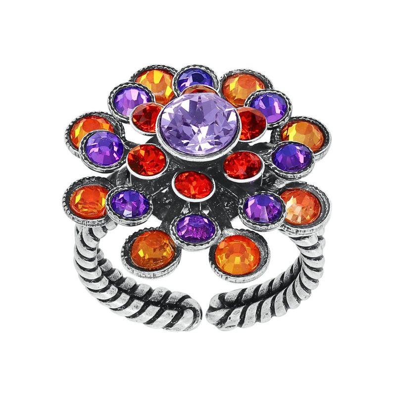 Konplott Ring Konplott Ring "Lost Garden" orange / lila