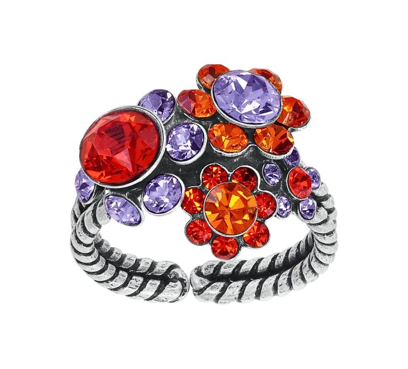 Konplott Ring Konplott Ring "Lost Garden" orange / lila
