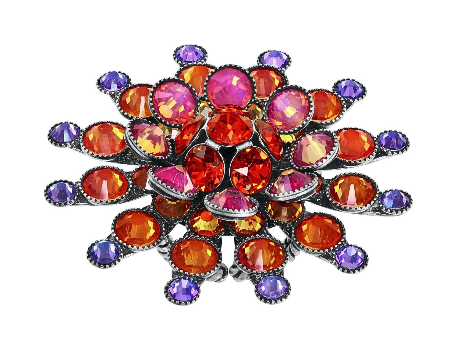 ​Konplott Ring "Lost Garden" orange / lila