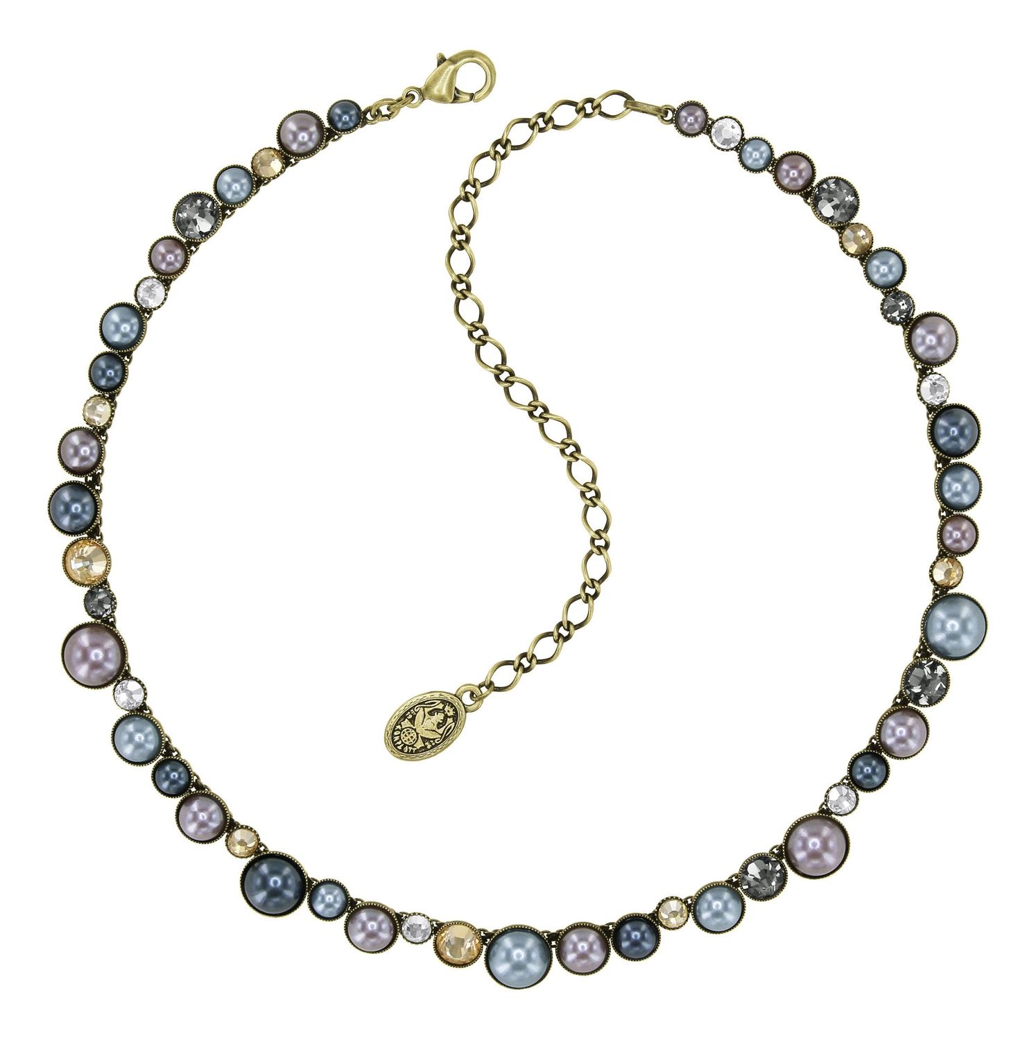 Konplott Kette Konplott Kette "Bubble Cascade" brown/grey